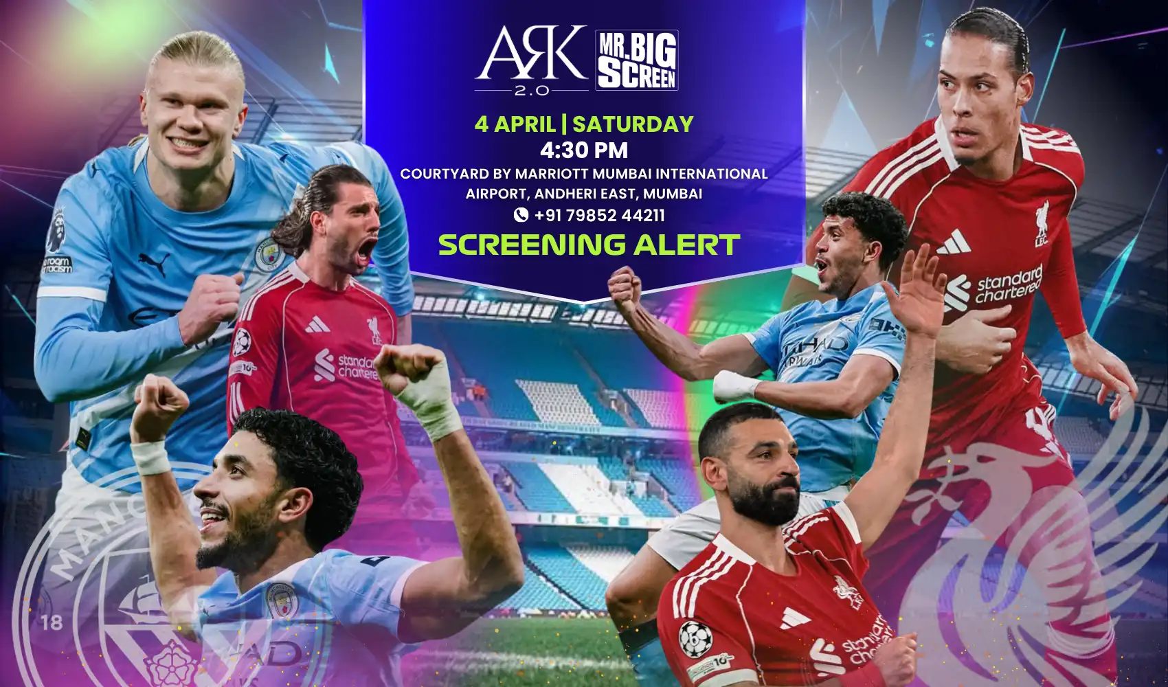 FA Cup Screening- Quarter Finals- ManCity Vs Liverpool- Andheri
